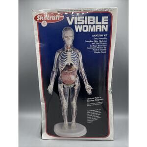 Vintage Skilcraft Visible Woman Anatomy Model Kit (40156) Sealed Box Damage